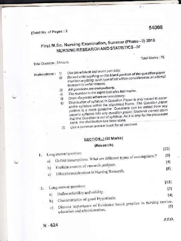 Nursing Research and Statistics Guide | PDF