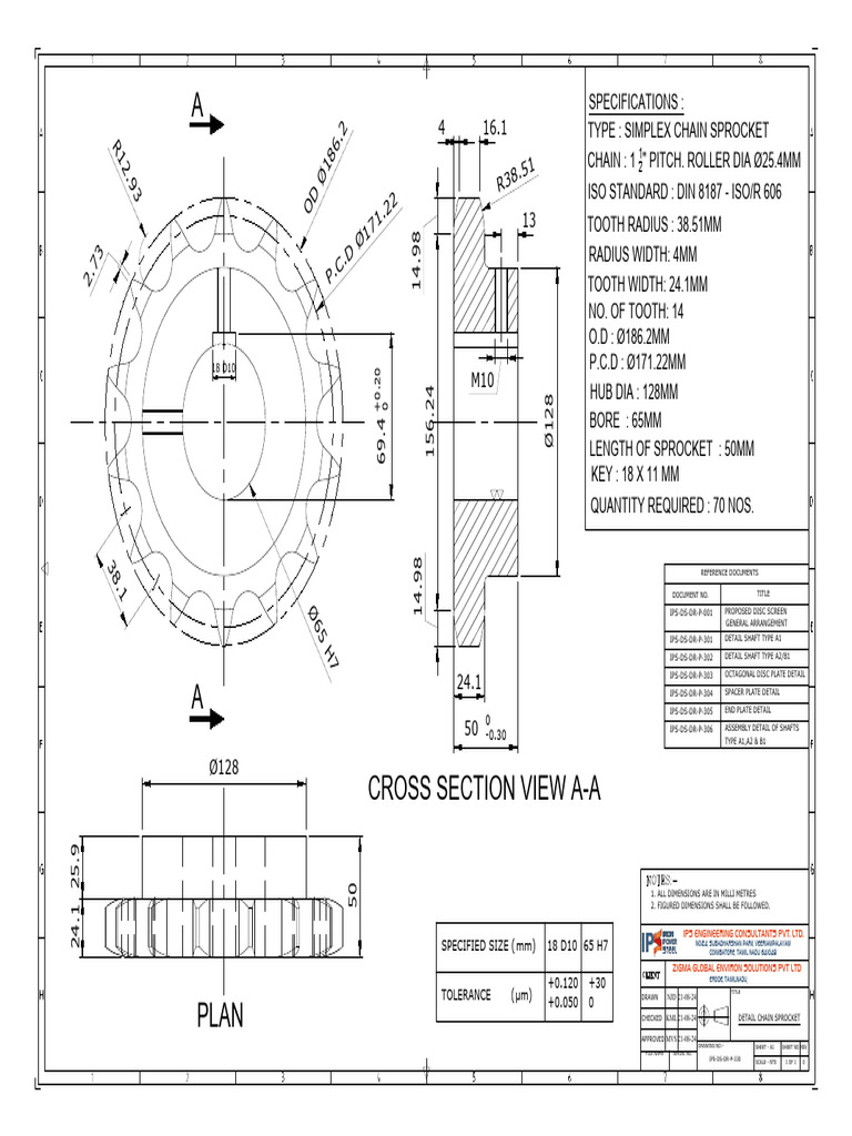 Detail Chain Sprocket | PDF