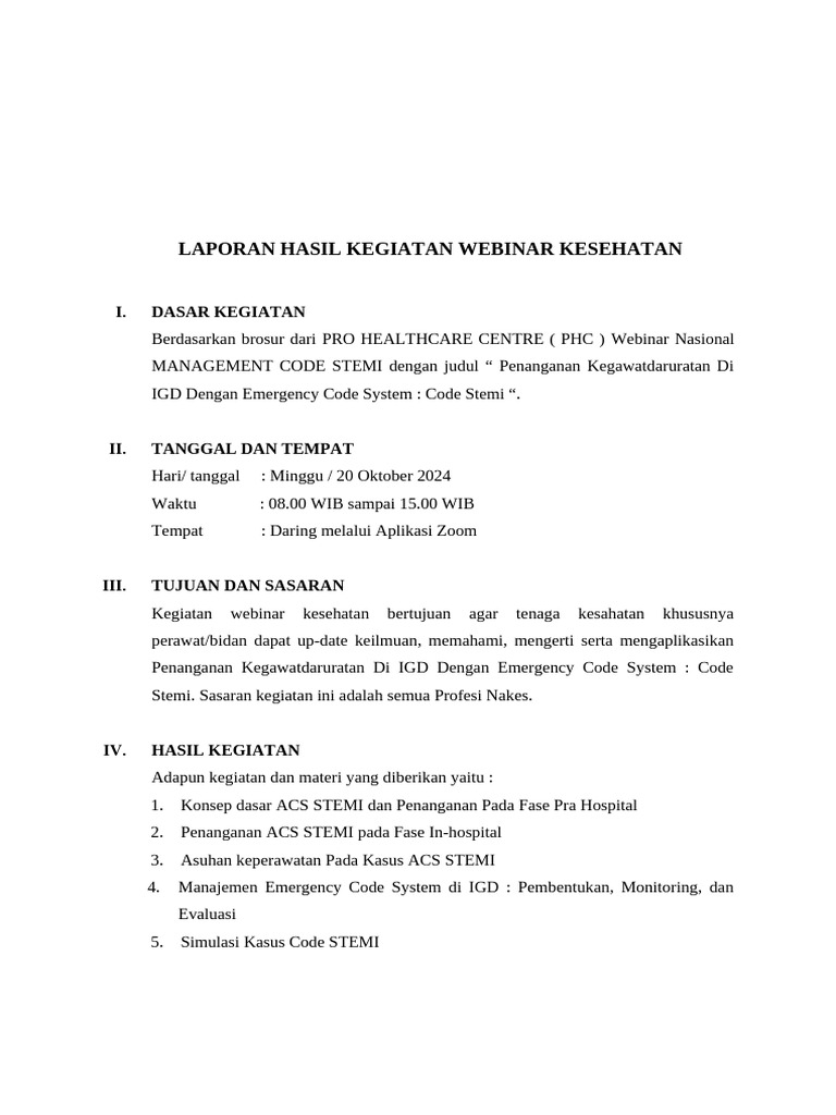 Manajemen Code STEMI di IGD | PDF