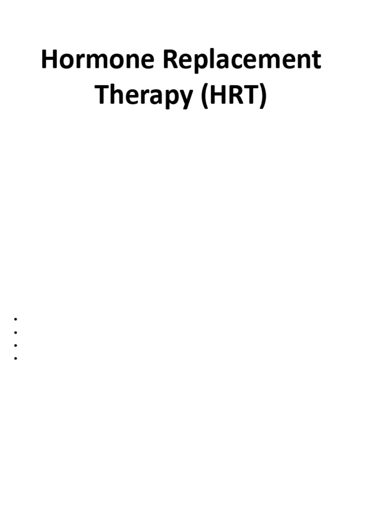 Hormone Replacement Therapy Pdf Hormone Replacement Therapy Estrogen