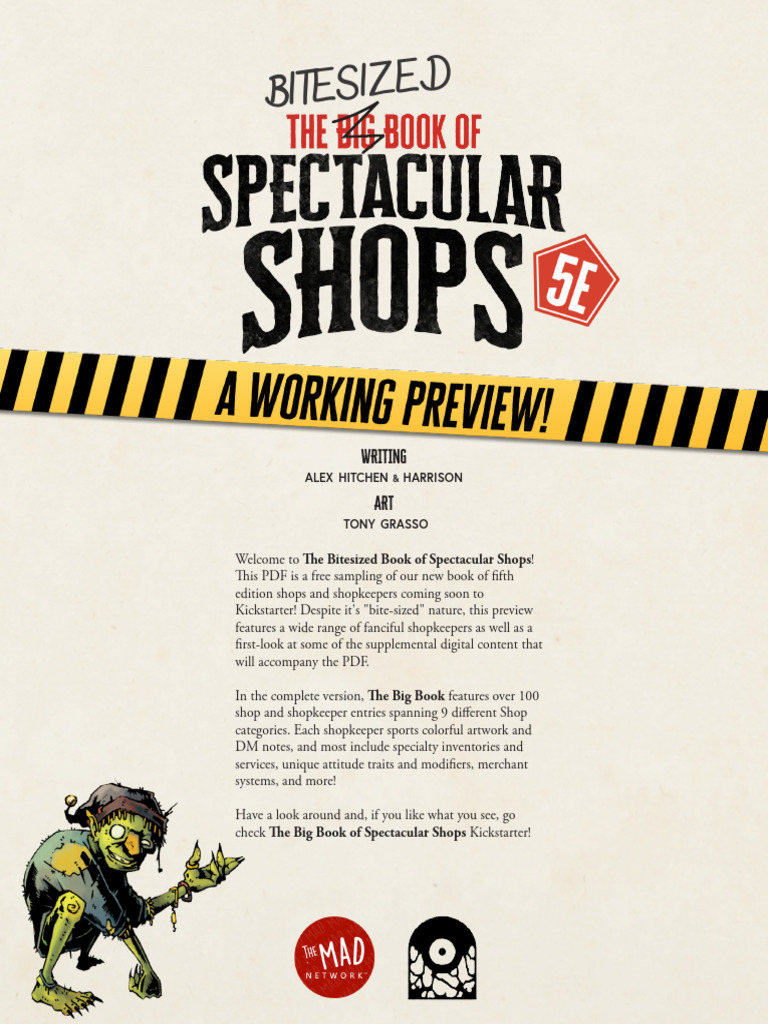 Bitesized Preview of Spectacular Shops | PDF | Bargaining