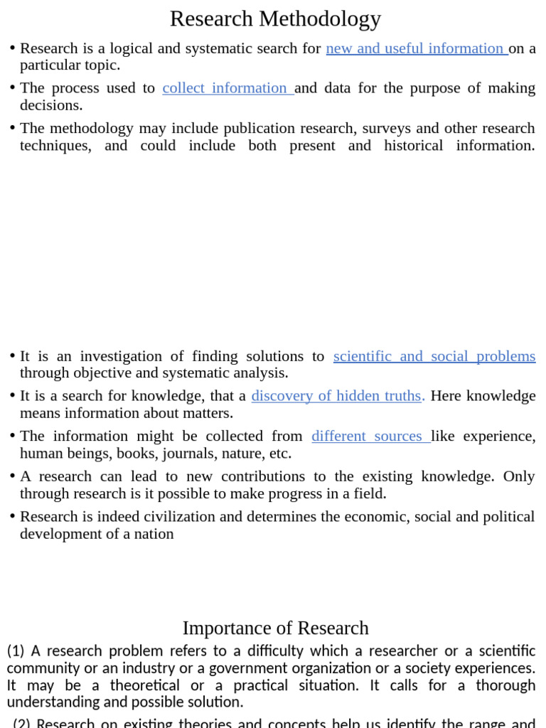 Understanding Research Methodology | PDF | Interdisciplinarity ...