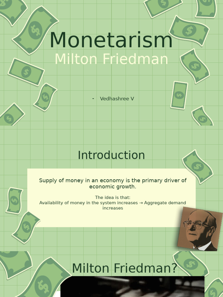 Econ - Milton Friedman | PDF | Monetarism | Money