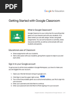 Google Classroom Cheat Sheet for Teachers | PDF | Software | Computing