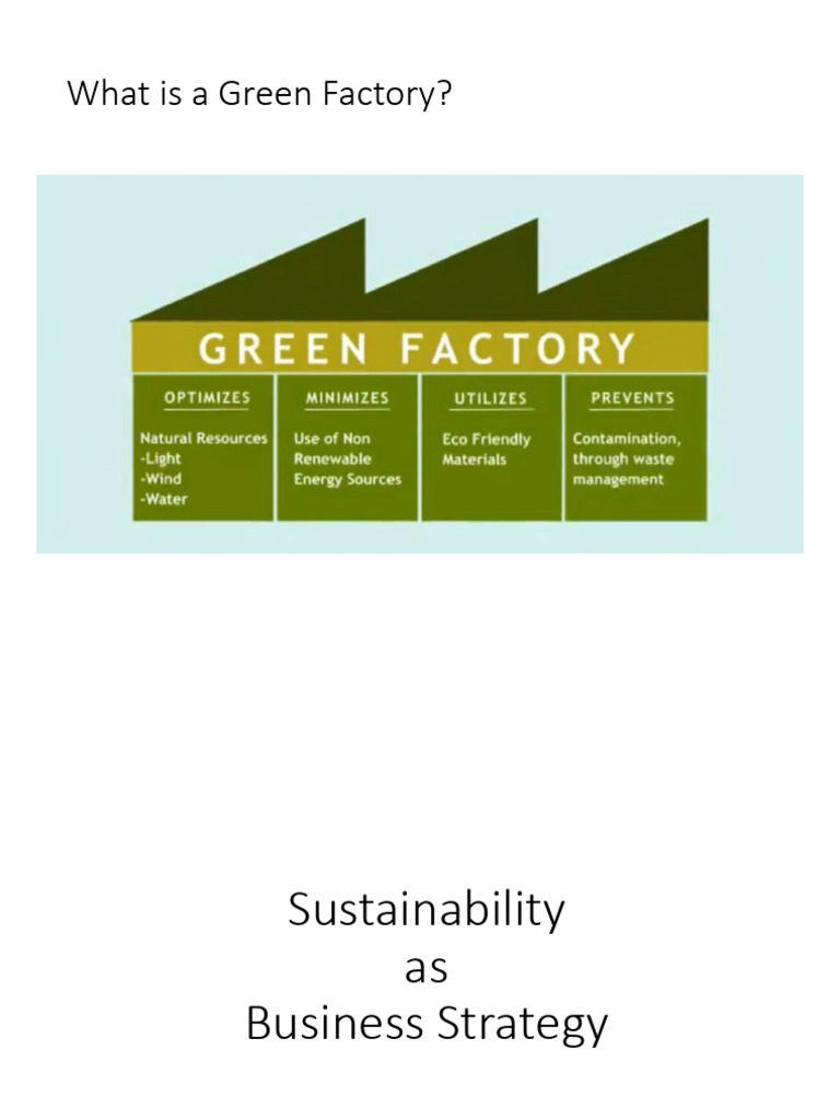 Sustainability As A Business Strategy | PDF | Sustainability | Waste