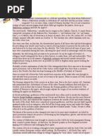 The Story of Haloween