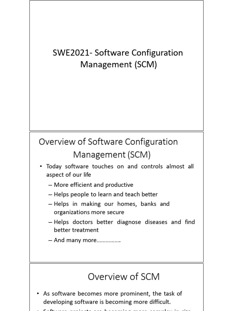 2-Introduction-SCM and Process Improvement-19-07-2024 | PDF | Version ...