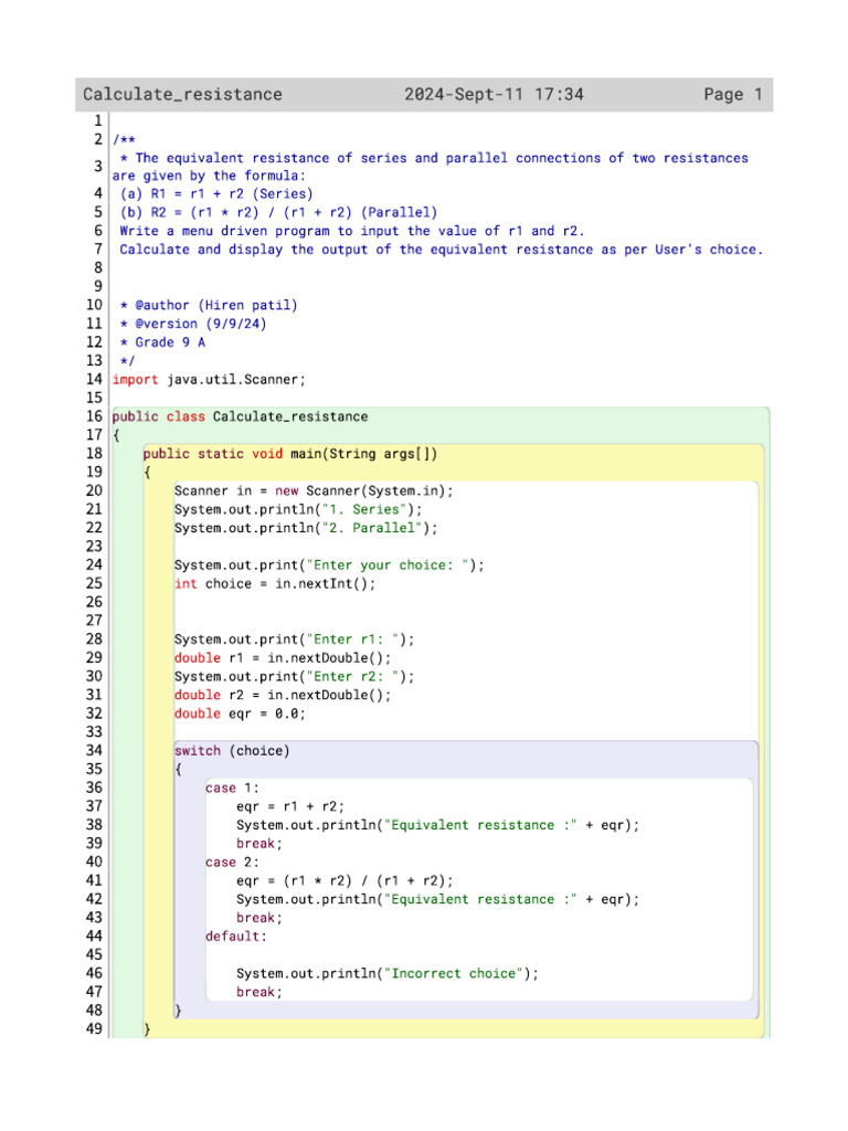 Program 9 | PDF