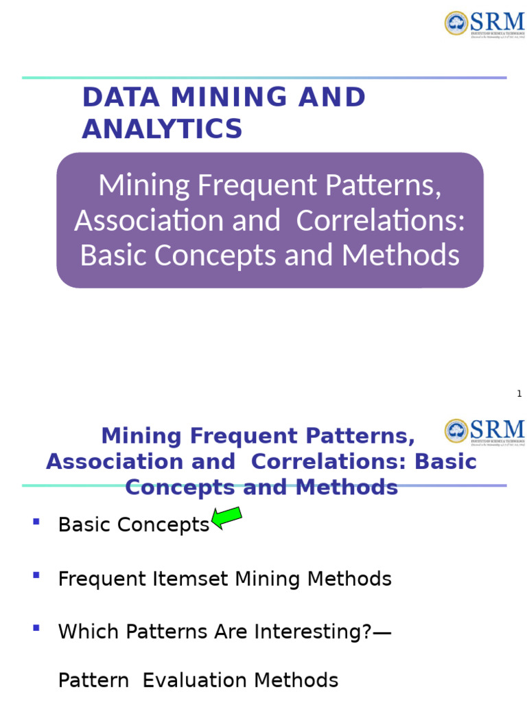 Frequent Itemset Mining Applications | PDF | Data Management ...