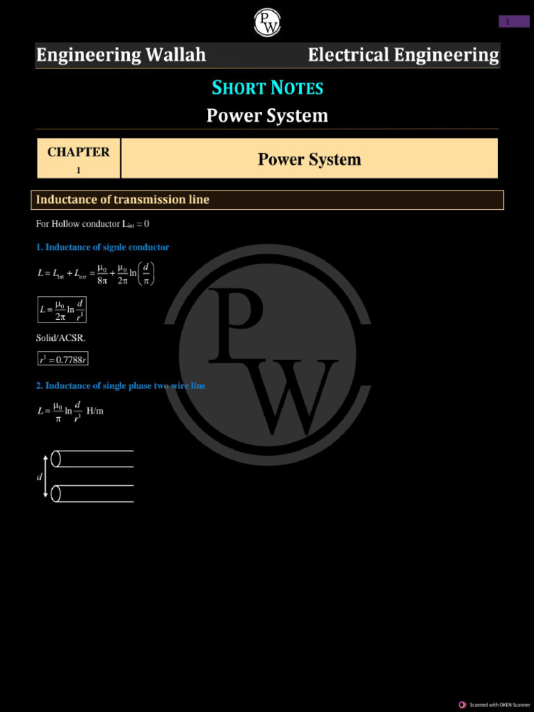 67123f29fad444669aef7a60 - ## - Power System - Short Notes-Invert | PDF