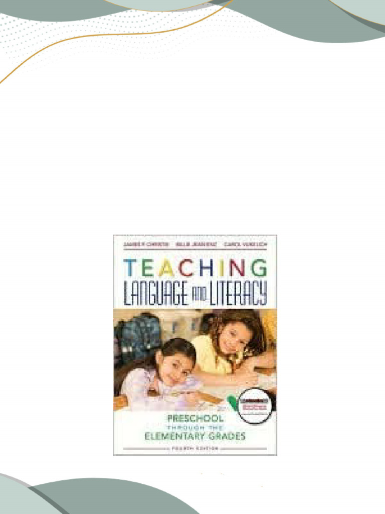 Download Teaching language and literacy preschool through the ...