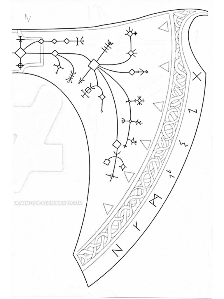 Leviathan Axe Template | PDF