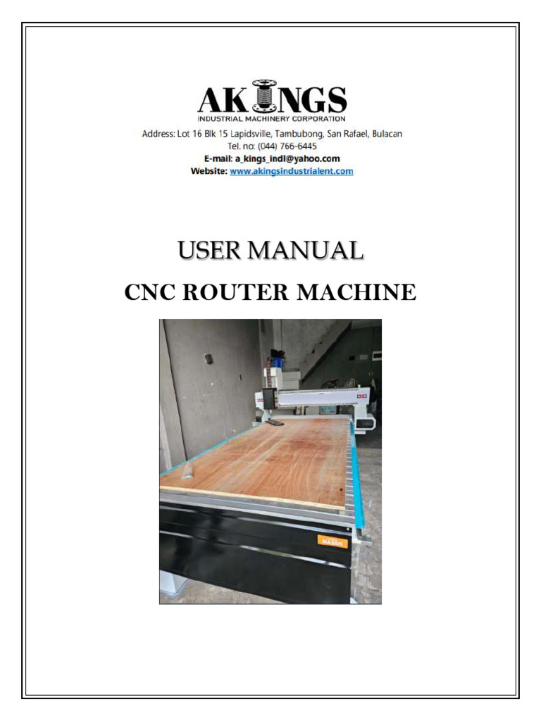 Akings User Manual Front Page (Ninscajon) | PDF