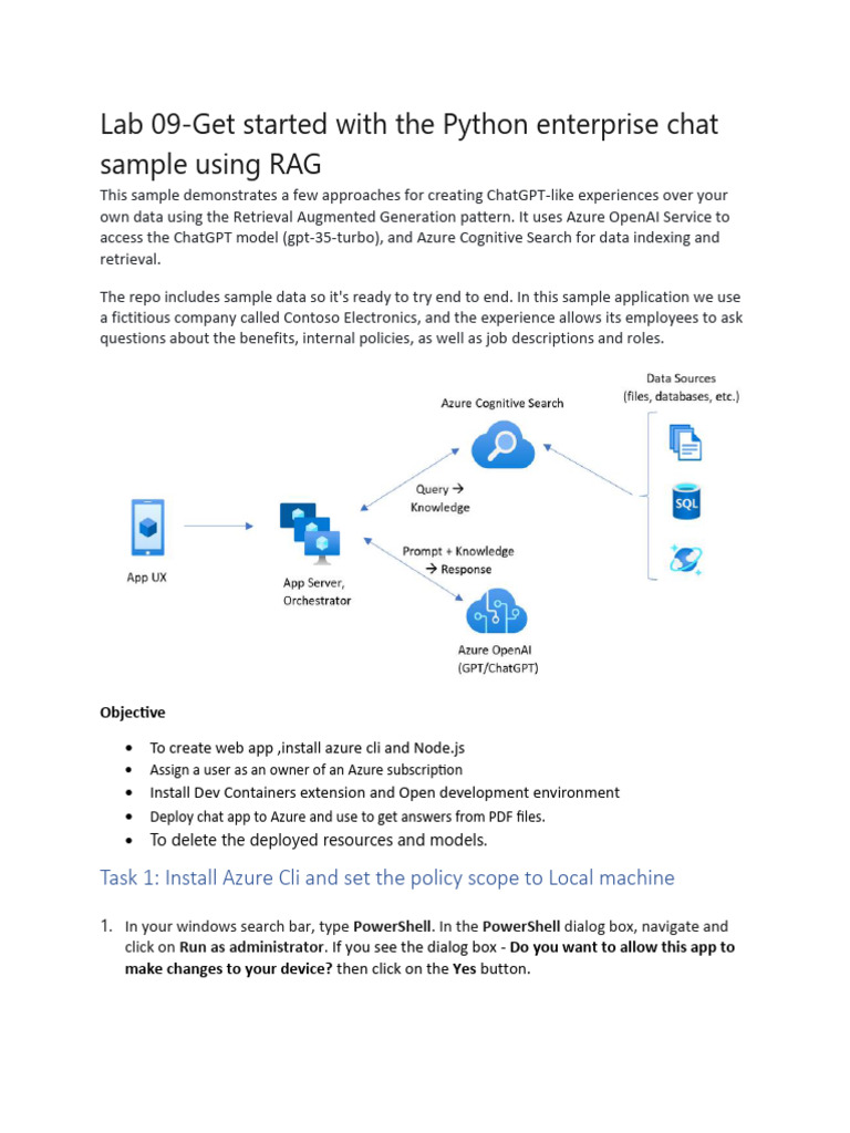Lab 09-Building a Chat App(Using Python) Using a Azure OpenAI Service ...