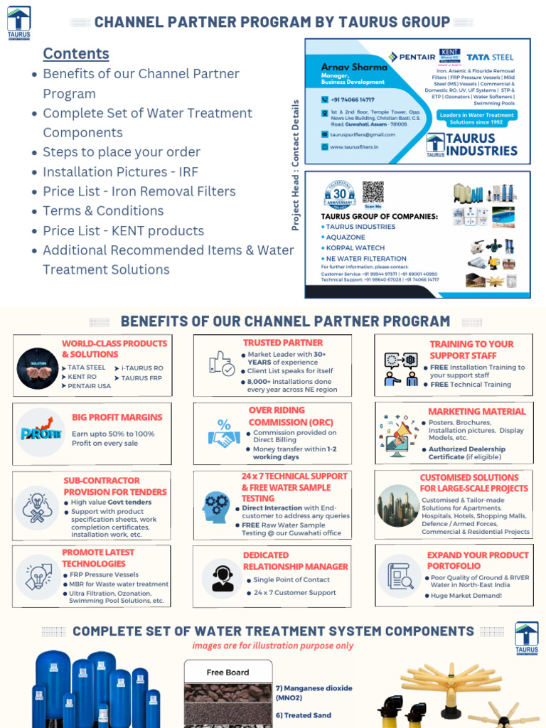 Taurus Group Channel Partner Program | PDF | Pipe (Fluid Conveyance ...