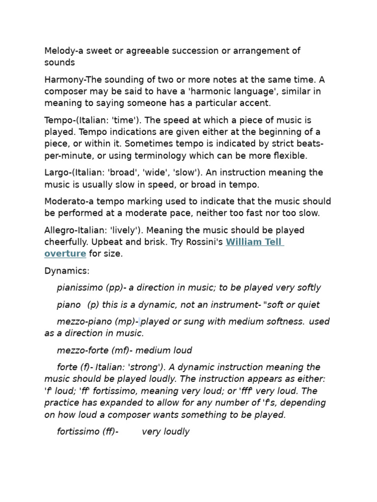 Melody | PDF | Pitch (Music) | Music Theory