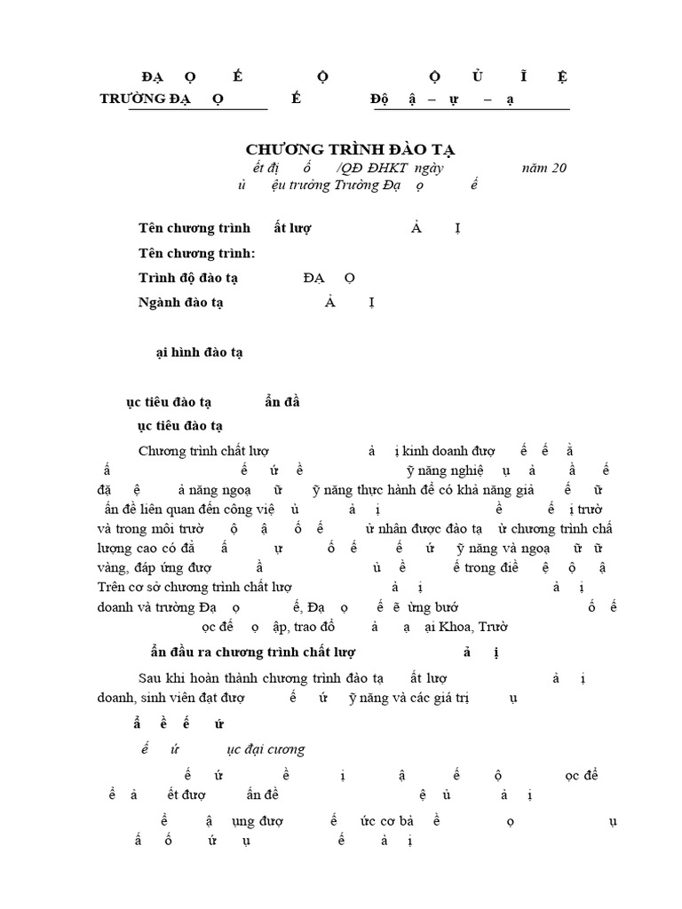 3 ctdt clc nganh quan tri kd cap nhat 11 2020 pdf