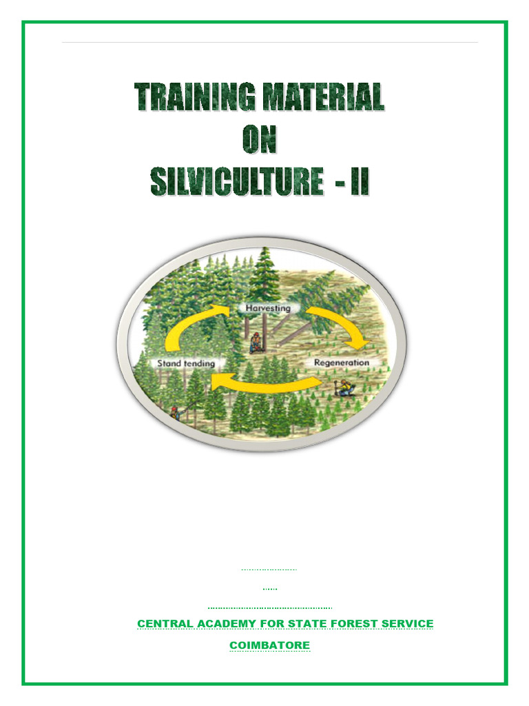 Overview of Silvicultural Systems | PDF | Forests | Seed