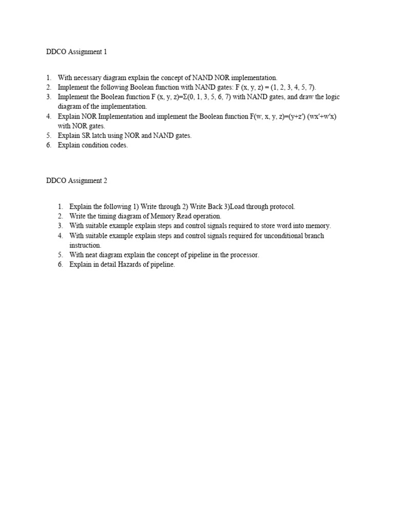 Ddco Assignment | PDF