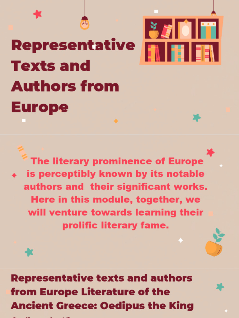 European Literary Classics Overview | PDF | Oedipus | Poetry