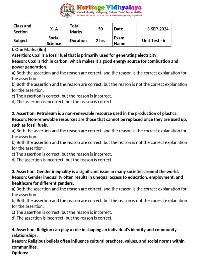 Grade 10 unit test 6 social pdf energy development fuels