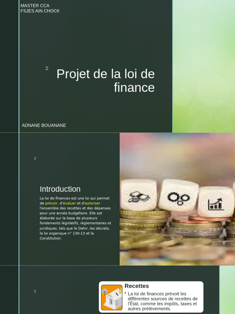 Projet de Loi de Finances 2025 | PDF | Impôts | Financement du gouvernement