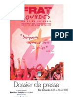 Lourdes 2010 - Dossier de Presse