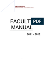 AAU Faculty Manual 2011-2012 PDF