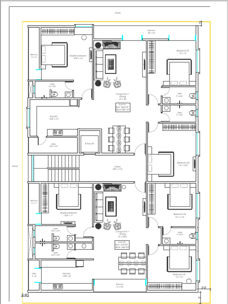 SC PLAN 01 | PDF | Room | Housing