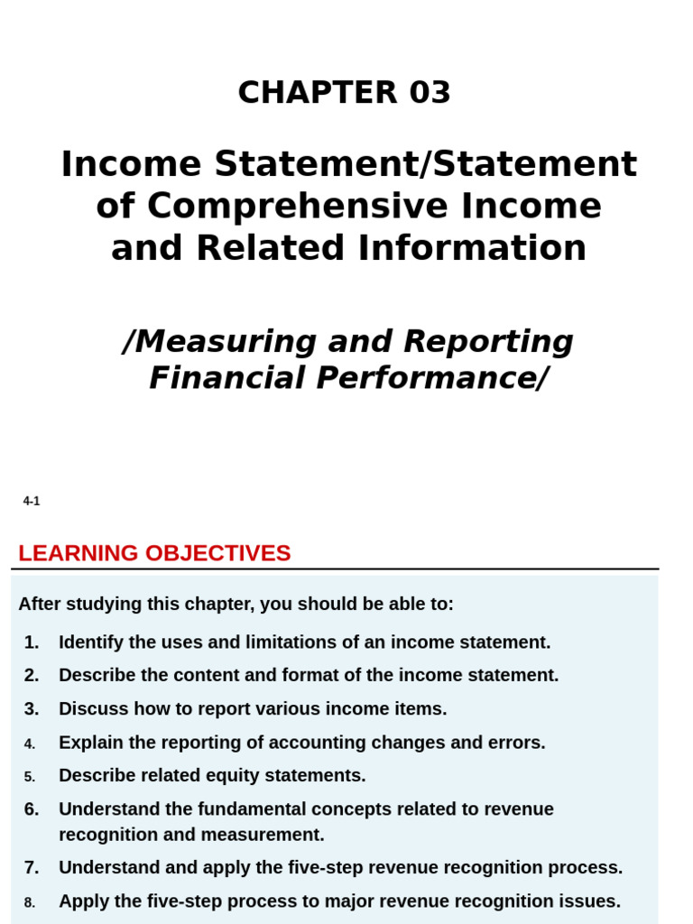Income Statement and Revenue Recognition Guide | PDF | Income Statement ...