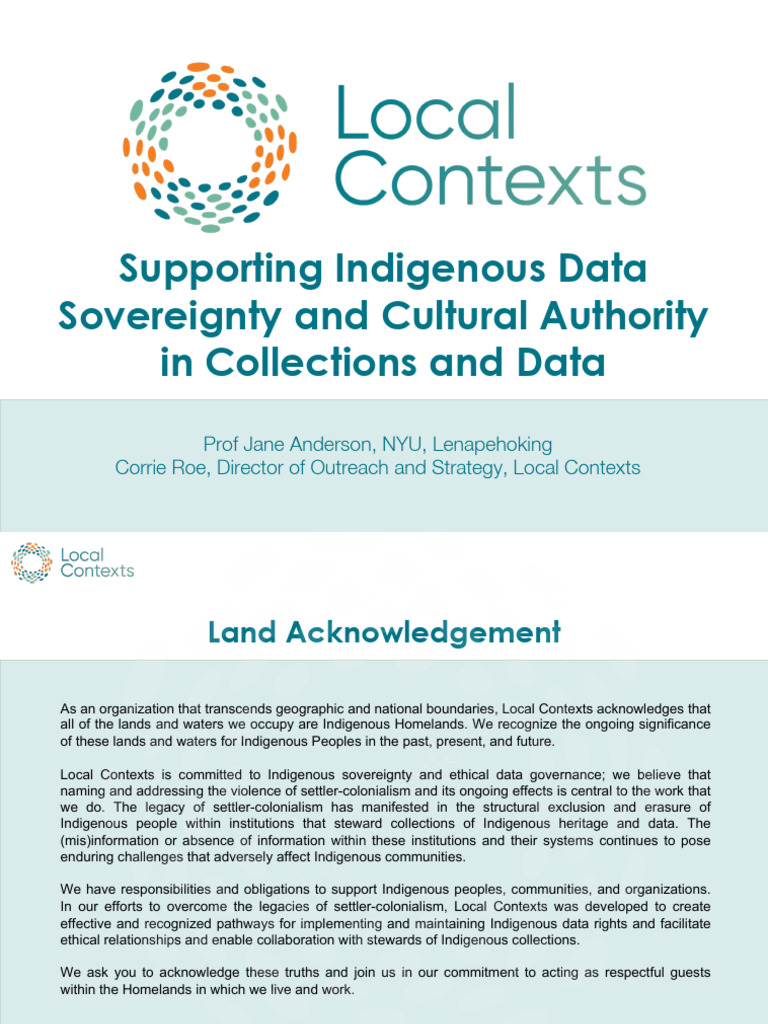 Indigenous Data Sovereignty Explained | PDF | Metadata | Data