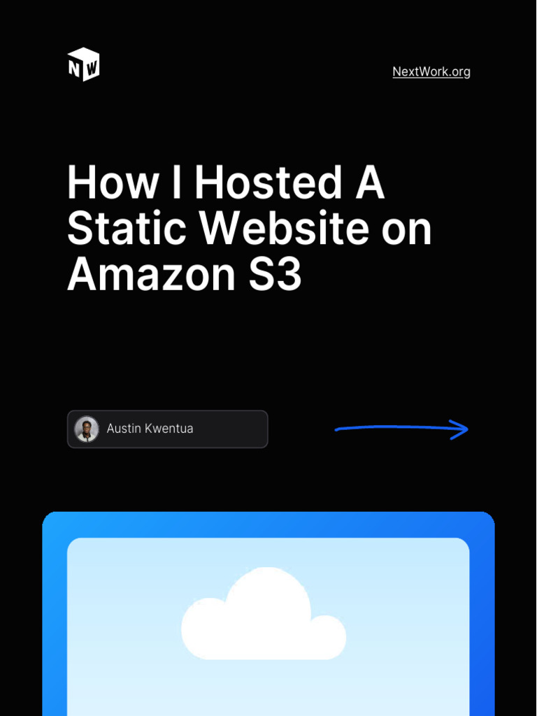Amazon S3 Static Website Hosting Guide | PDF | Data Management | Cyberspace
