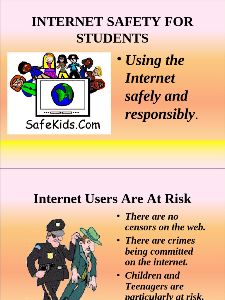 Kids Safety During Online | PDF | Internet | Cyberspace
