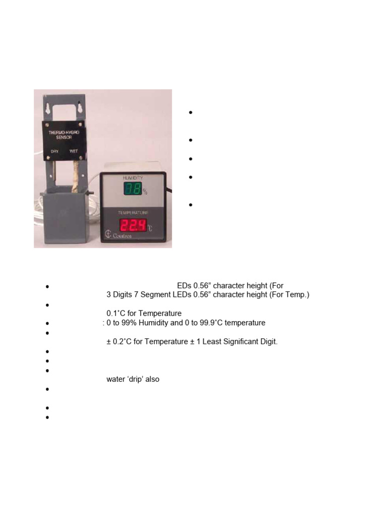 Humidity Indicator 7100 Attach1 | PDF