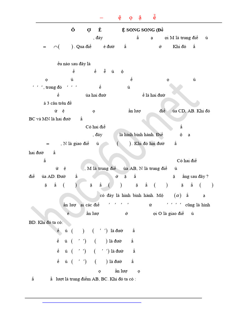 35 Bai Tap TONG HOP VE QUAN HE SONG SONG (KNTT) | PDF