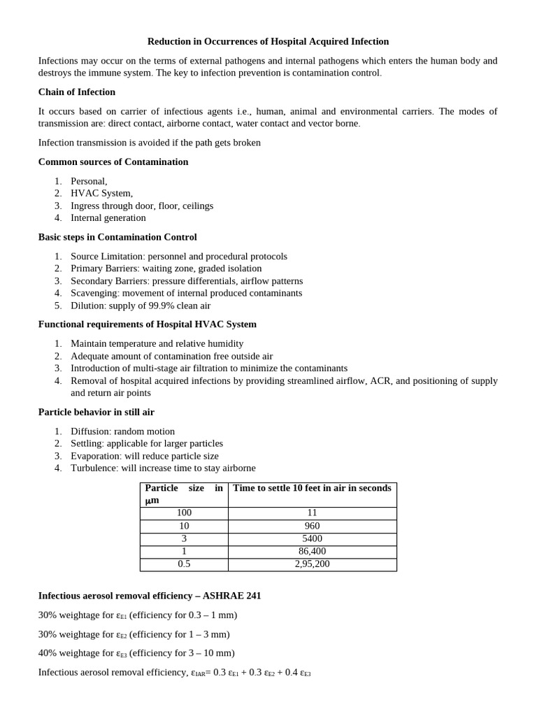 Hospital Infection Control Strategies | PDF | Infection | Ultraviolet