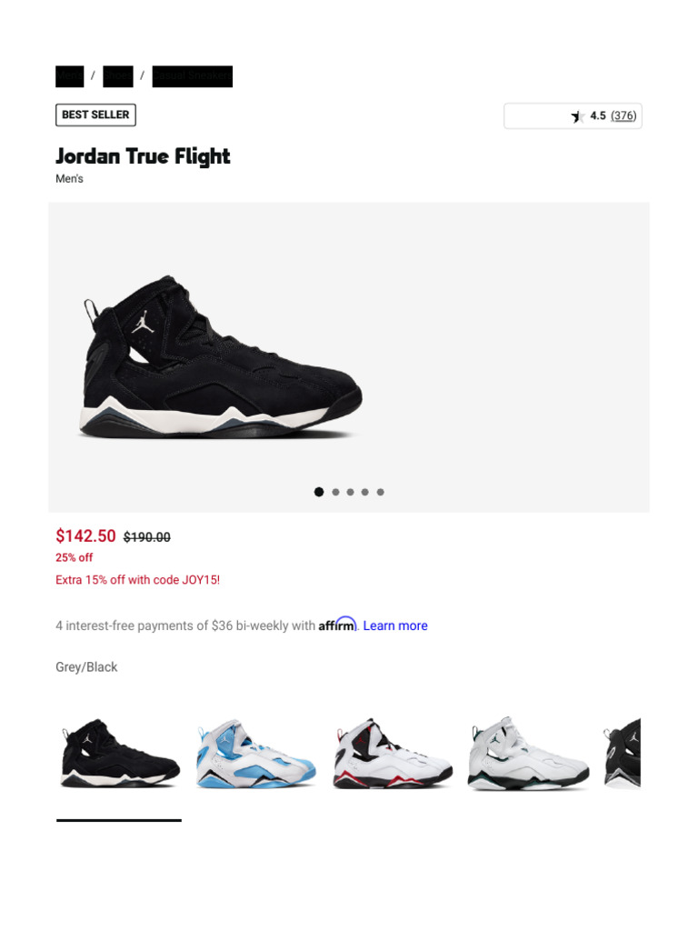 Jordan True Flight - Foot Locker Canada | PDF