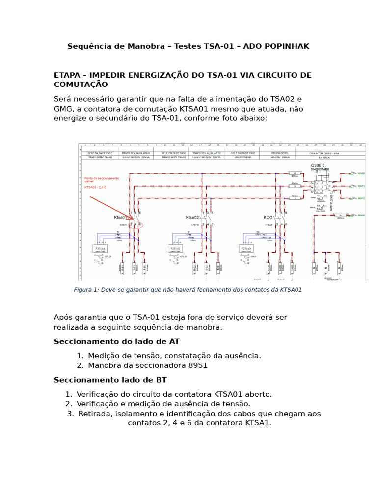 Sequência de Manobra | PDF