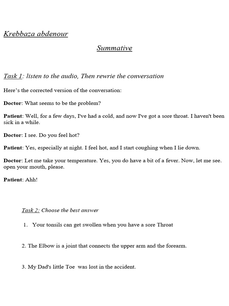Summative S5 Communication | PDF | Mental Health | Major Depressive ...