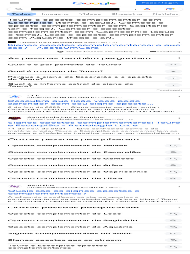 oposto complementar de touro - Pesquisa Google | PDF