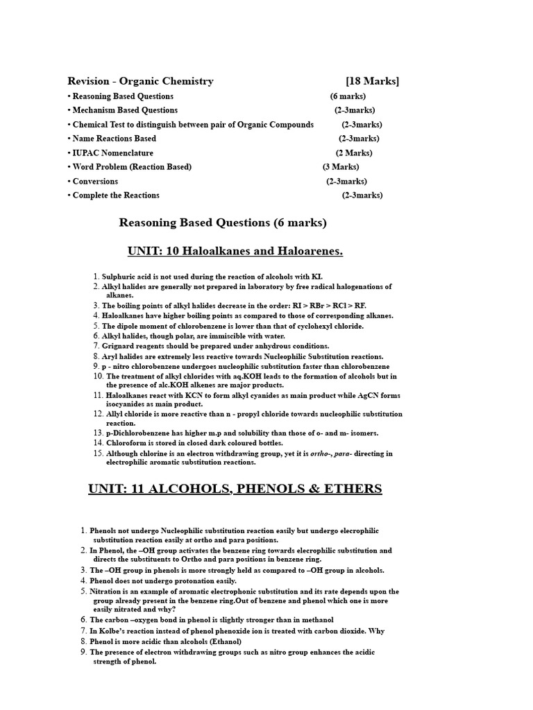Revision notes of class 12 pdf ether amine