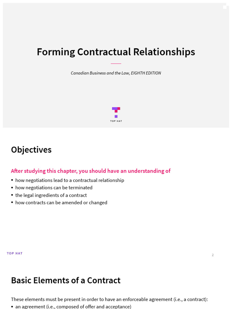Contract Formation Essentials | PDF | Offer And Acceptance | Consideration