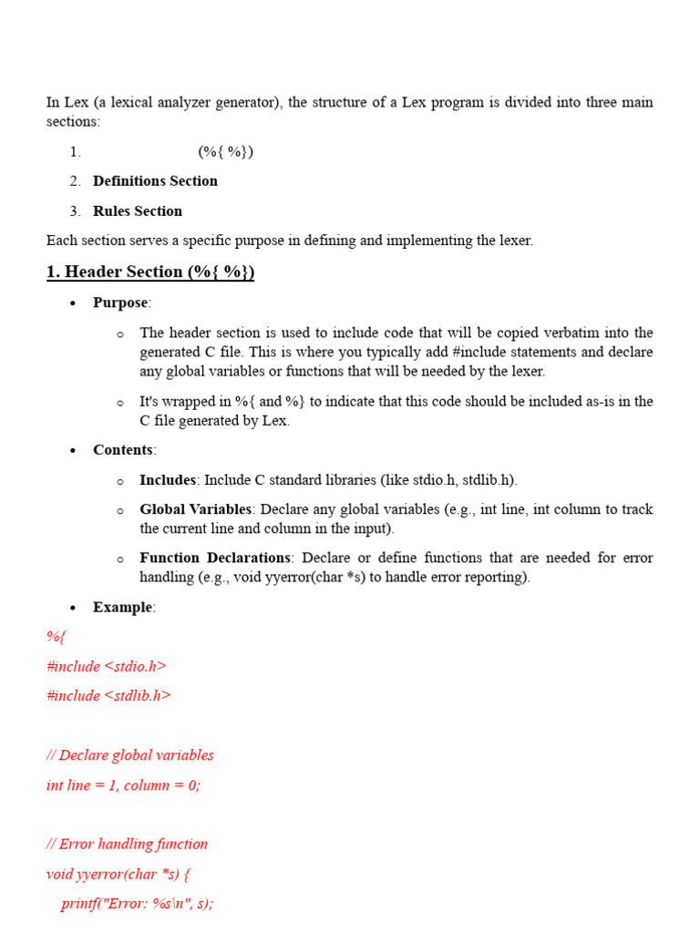 lex | PDF | Software | Computer Engineering