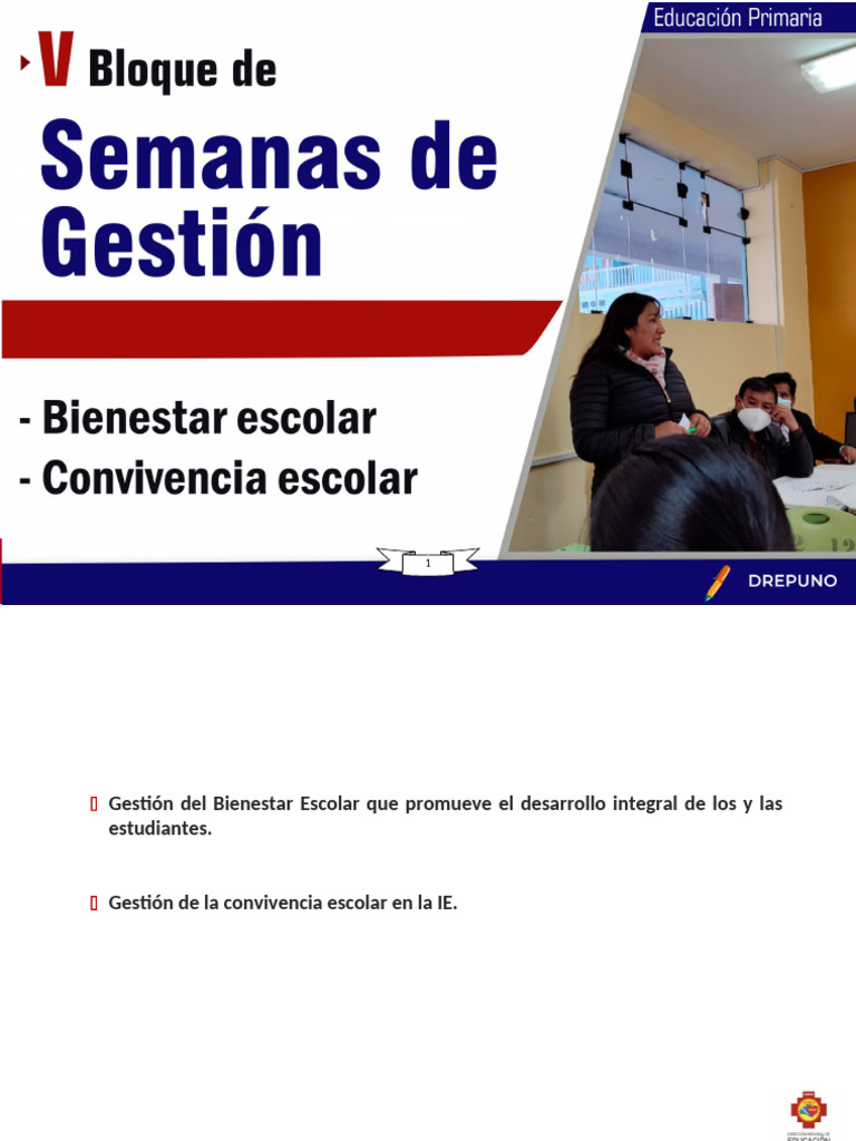 Gestión de Bienestar y Convivencia Escolar | PDF
