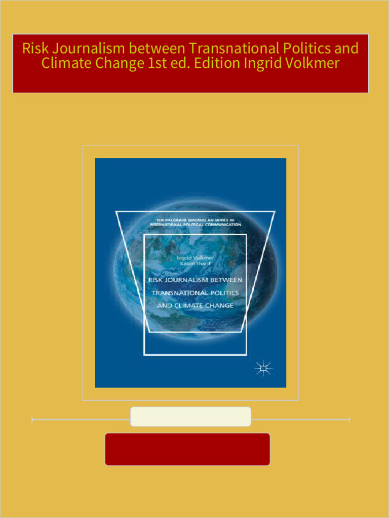 Pdf risk journalism between transnational politics and climate change