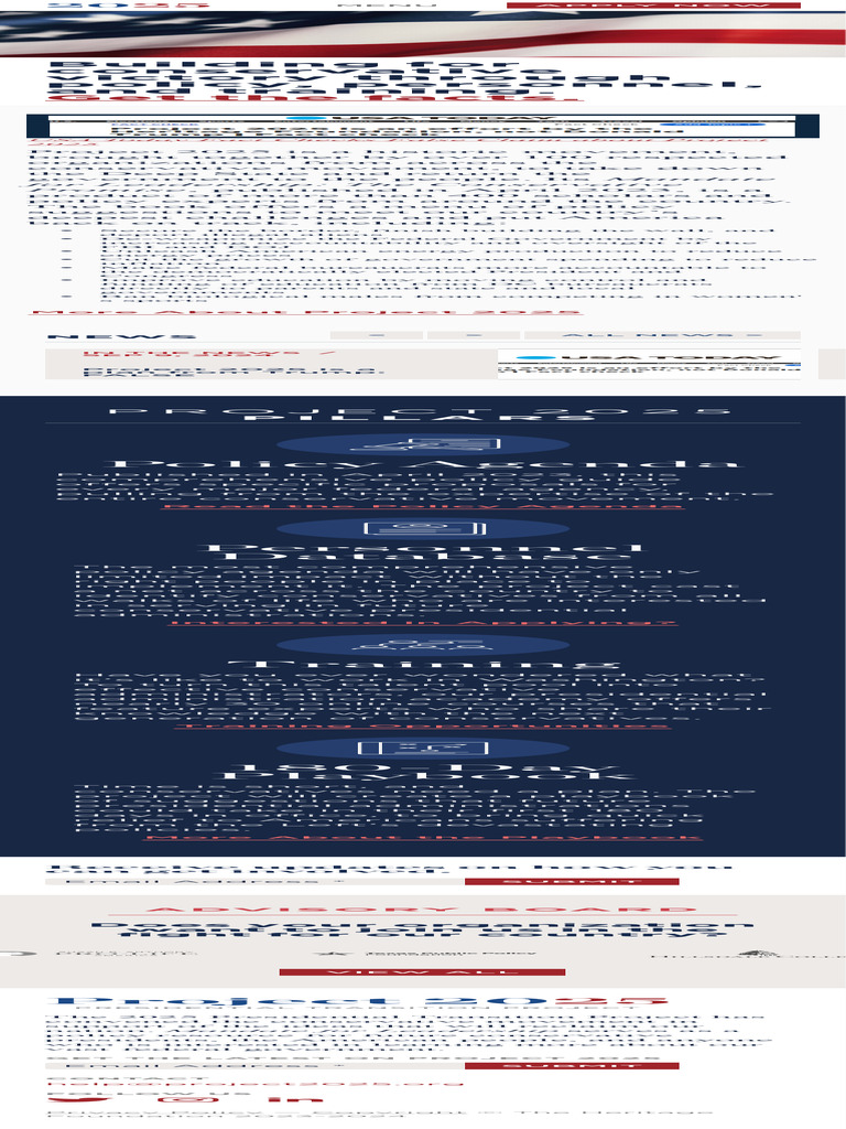 WHAT IS GOING TO HAPPEN IN PROJECT 2025 intelligence overview