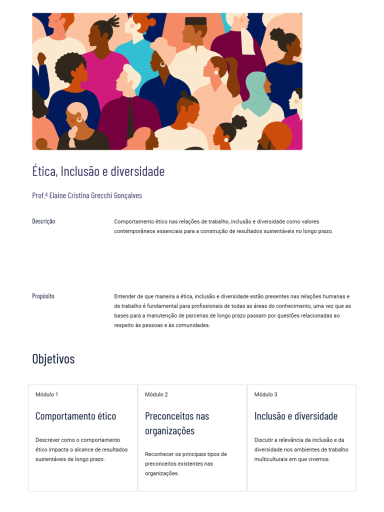 Ética e Diversidade nas Organizações | PDF | Moralidade | Governança
