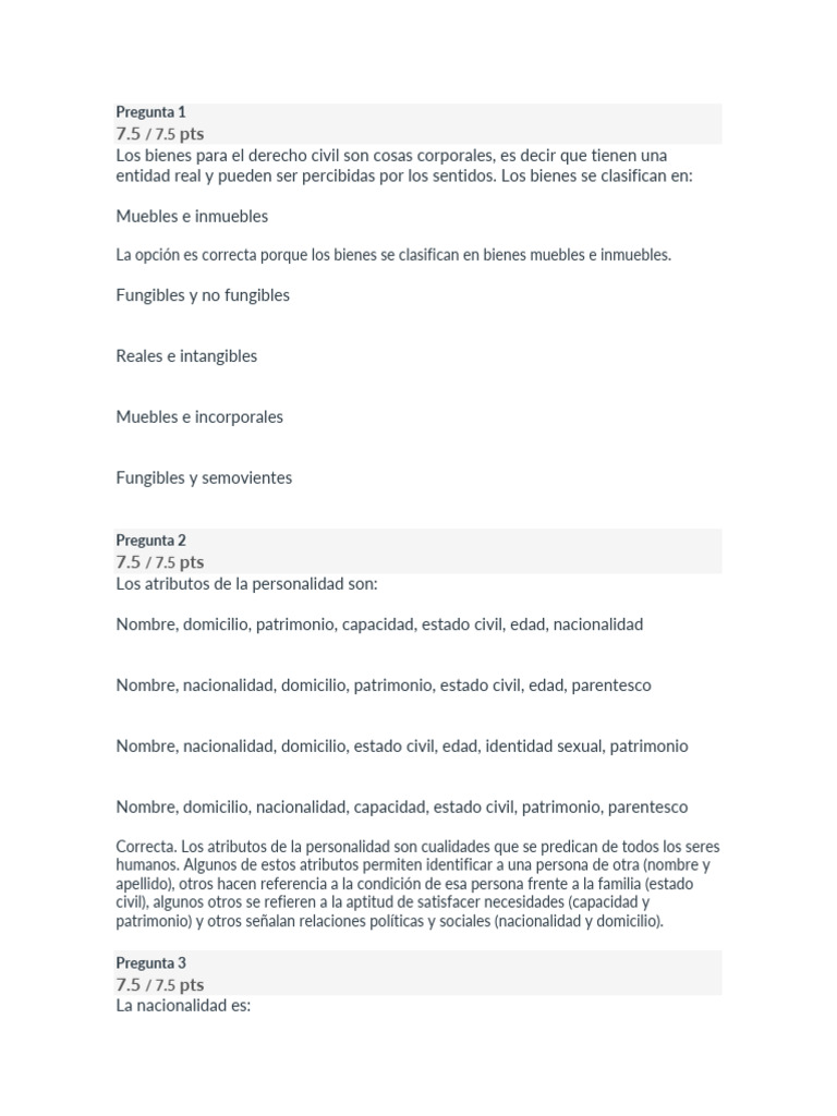 Bienes y Atributos en Derecho Civil | PDF | Bienes (Ley) | Estado ...