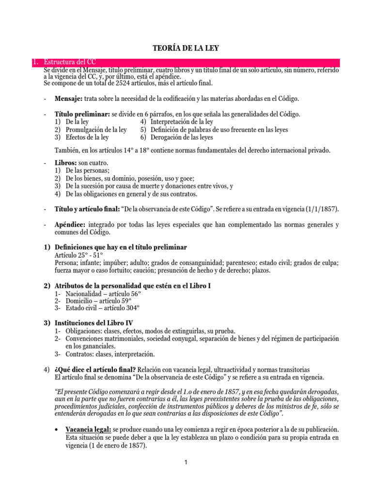 1 - Teoría de La Ley | PDF | Justicia | Crimen y violencia