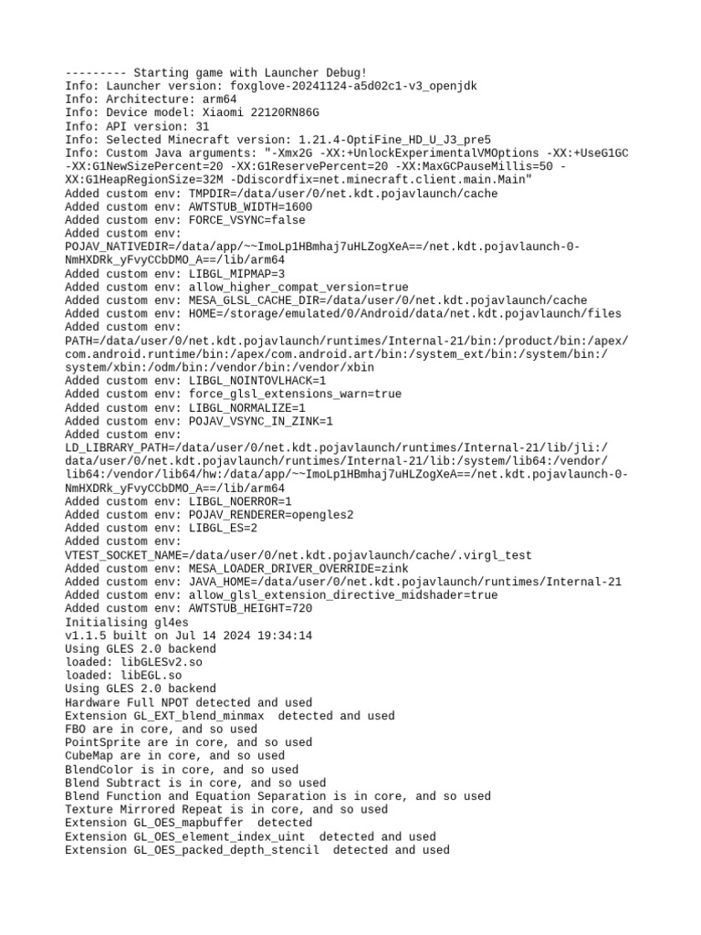Latest Log | PDF | Shader | Computing Platforms